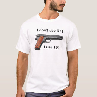 Gebruik geen 911 t-shirt