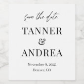 Gebruik gewoon bewerkbare kleur Bewaar het etiket  (Enkel label)