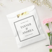 Gebruik gewoon bewerkbare kleur bruiloft gunstzakk bedankzakje (Gezegeld)