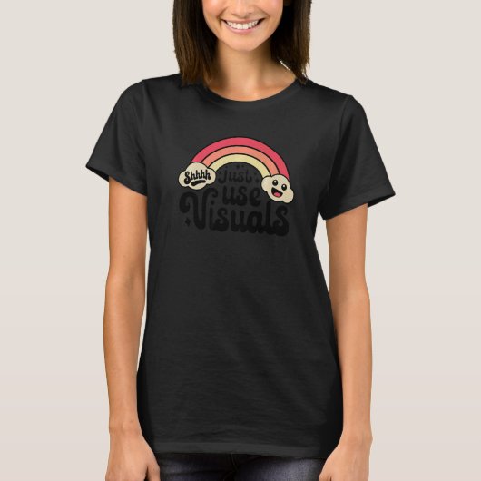 Gebruik gewoon de Visuals SPED leraar speciaal ond T-shirt (Voorkant)