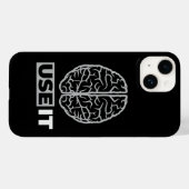 Gebruik het - Brain Design Case-Mate iPhone Case (Achterkant (horizontaal))