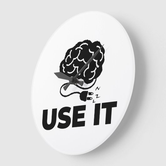 Gebruik het - Brain Design Grote Klok (Hoek)