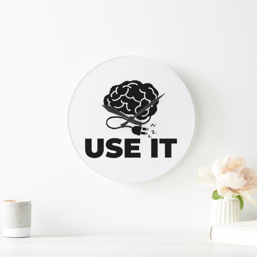 Gebruik het - Brain Design Grote Klok (Huis)