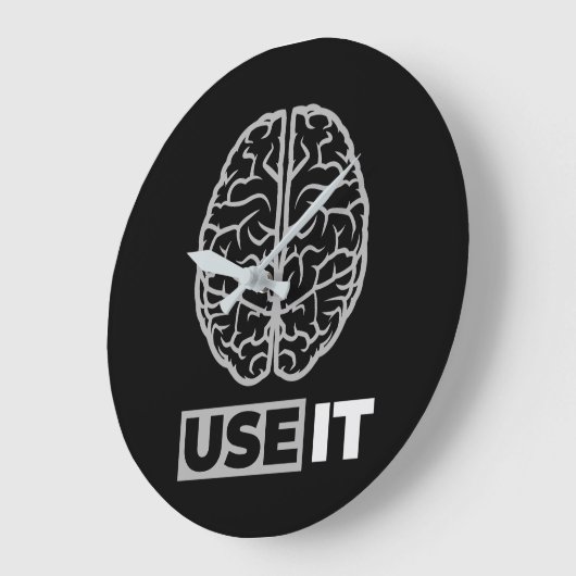 Gebruik het - Brain Design Grote Klok (Hoek)