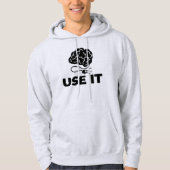 Gebruik het - Brain Design Hoodie (Voorkant)
