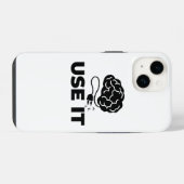 Gebruik het - Brain Design iPhone Hoesje (Achterkant horizontaal)