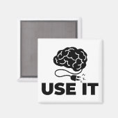Gebruik het - Brain Design Magneet (Voorkant / Achterkant)