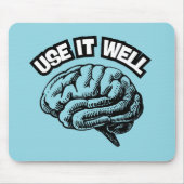 Gebruik het goed Motivatie hersenanatomie Muismat (Voorkant)