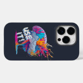 Gebruik het - Kleurrijke Splash Brain Case-Mate iPhone Case (Achterkant (horizontaal))