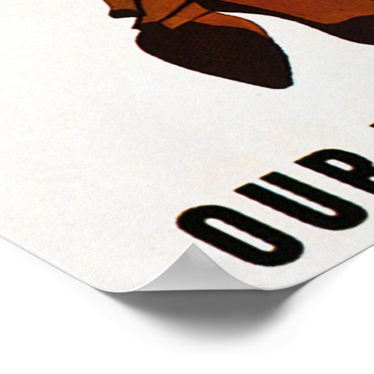 Gebruik het omhoog - Draag het uit - maak het!  WW Poster (Hoek)