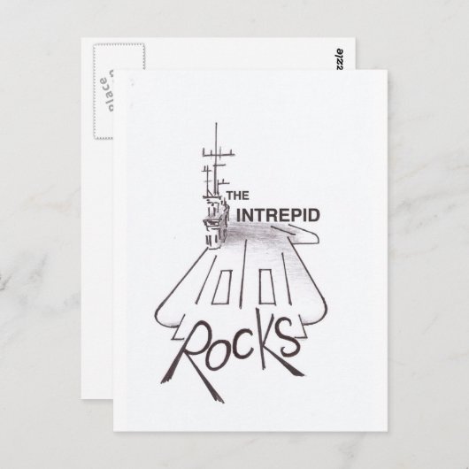 GEBRUIK INTREPID-postkaart Briefkaart (Voorkant / Achterkant)