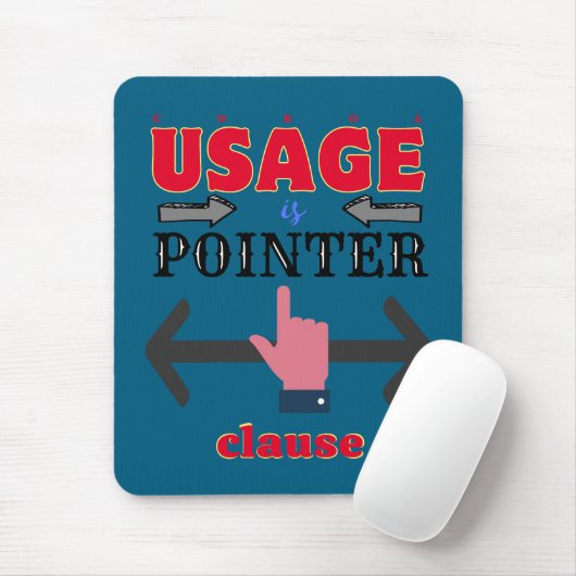 Gebruik is Pointer in Cobol-programmering Muismat (Met muis)
