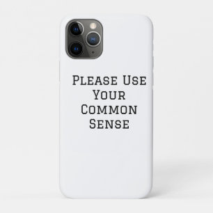Gebruik Je Algemene Gezond Verstand Case-Mate iPhone Case