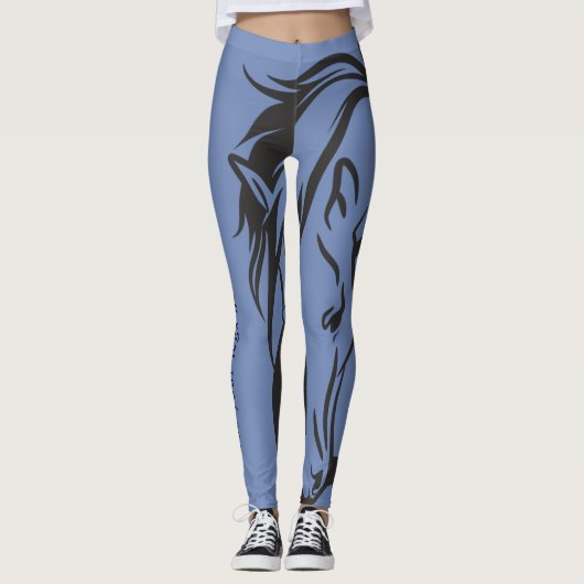 Gebruik je benen niet als een paardenwagen leggings (Voorkant)