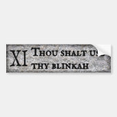 Gebruik je blinkah bumper sticker (Voorkant)