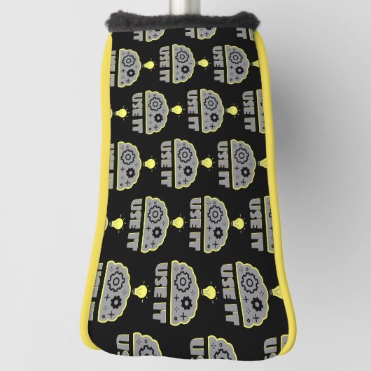 Gebruik je brein golfheadcover (Draai 90)