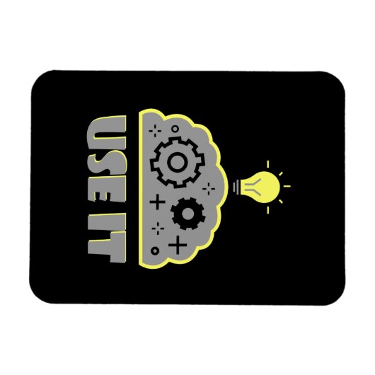 Gebruik je brein magneet (Horizontaal)