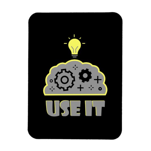 Gebruik je brein magneet (Verticaal)