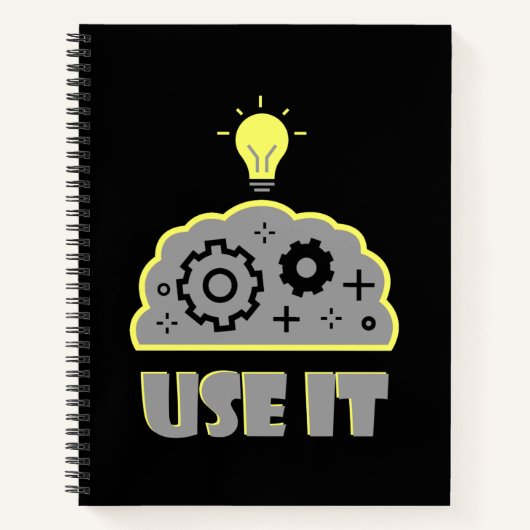 Gebruik je brein notitieboek (Voorkant)