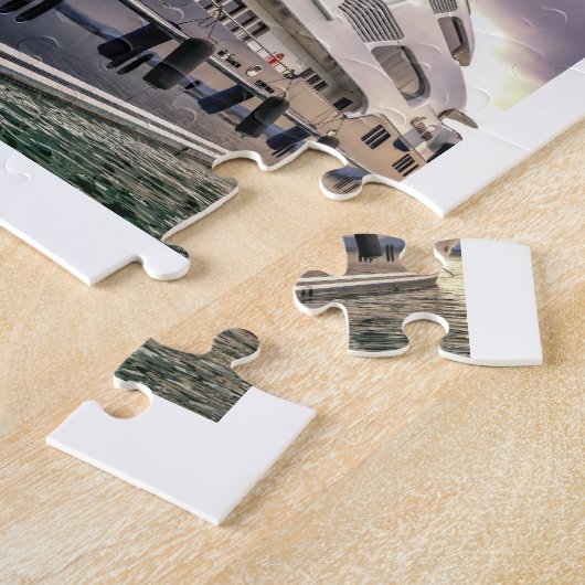 Gebruik je eigen foto's Foto Collage Jigzaag Puzz Legpuzzel (Zijkant)