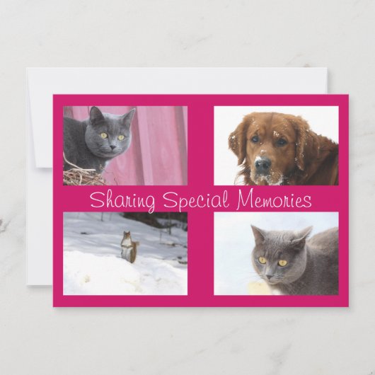 Gebruik Je Eigen Foto's Kaart (Voorkant)