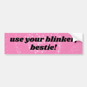 gebruik je oogklep, beest! bumpersticker