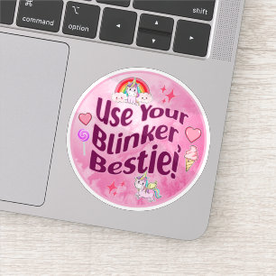 Gebruik je oogklep, Bestie! BFF Beste Vrienden Har Sticker