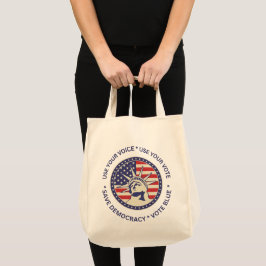 Gebruik Je Stem Liberty Badge Tote Bag