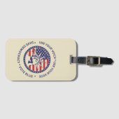 Gebruik je stembriefje voor patriottische vrijheid bagagelabel (Voorkant (horizontaal))