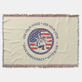 Gebruik je stembriefje voor patriottische vrijheid deken