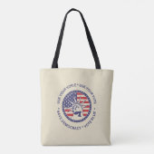 Gebruik je stembriefje voor patriottische vrijheid tote bag (Achterkant)