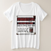 Gebruik je woorden, Woman's SpeakEasy t-shirt (Design voorkant)