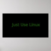 Gebruik Linux om een statement te maken! Poster (Voorkant)