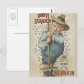 Gebruik Mentholatum Ephemera niet Briefkaart (Voorkant / Achterkant)