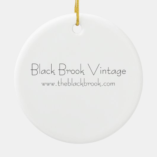 Gebruik Mentholatum Ephemera niet Keramisch Ornament (Achterkant)