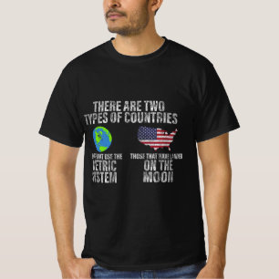 Gebruik Metric of Landed on the Moon T-shirt