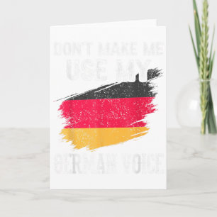 Gebruik mijn Duitse stem niet Duitsland leraar S Kaart