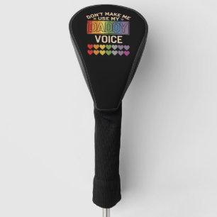 Gebruik niet de Stem van Pappie HBT Regenboog Golfheadcover
