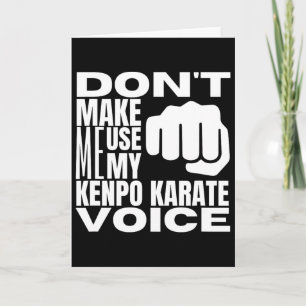 Gebruik Niet Mijn Kenpo Karate Stem Grappig Amerik Kaart