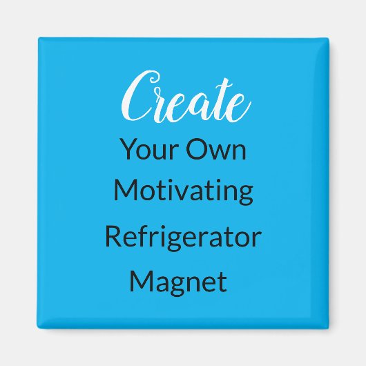 Gebruik onze Easy Design Tool om uw eigen Creëer t Magneet (Voorkant)