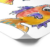 Gebruik onze ImagineOCEAN cartoon banner Med Poster (Hoek)