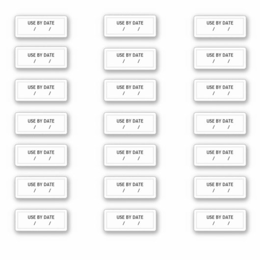 Gebruik op datum waarop de stickers het beste zijn (Voorkant)