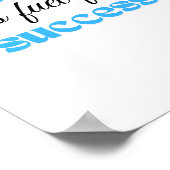 Gebruik pijn als brandstof voor succes. poster (Hoek)