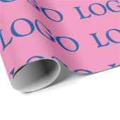 Gebruik uw Afbeelding of Logo Cadeaupapier (Rol Hoek)