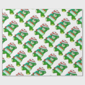 Gebruik uw Afbeelding of Logo "Chistmas wrapping p Cadeaupapier (Vlak)