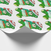 Gebruik uw Afbeelding of Logo "Chistmas wrapping p Cadeaupapier (Hoek)