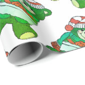 Gebruik uw Afbeelding of Logo "Chistmas wrapping p Cadeaupapier (Rol Hoek)