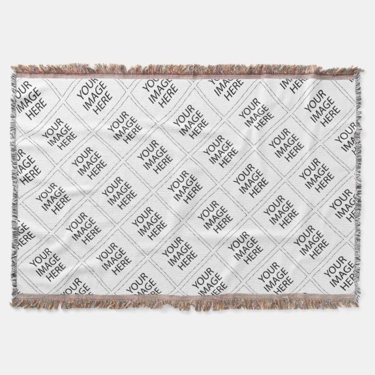 Gebruik uw Afbeelding of Logo Deken (Voorkant)