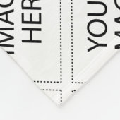 Gebruik uw Afbeelding of Logo Fleece Deken (Hoek)
