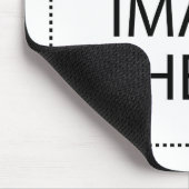 Gebruik uw Afbeelding of Logo Muismat (Hoek)